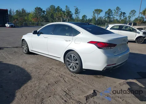 2018 Genesis G80 3.8 из США, поврежденный, VIN KMHGN4JE2JU247060